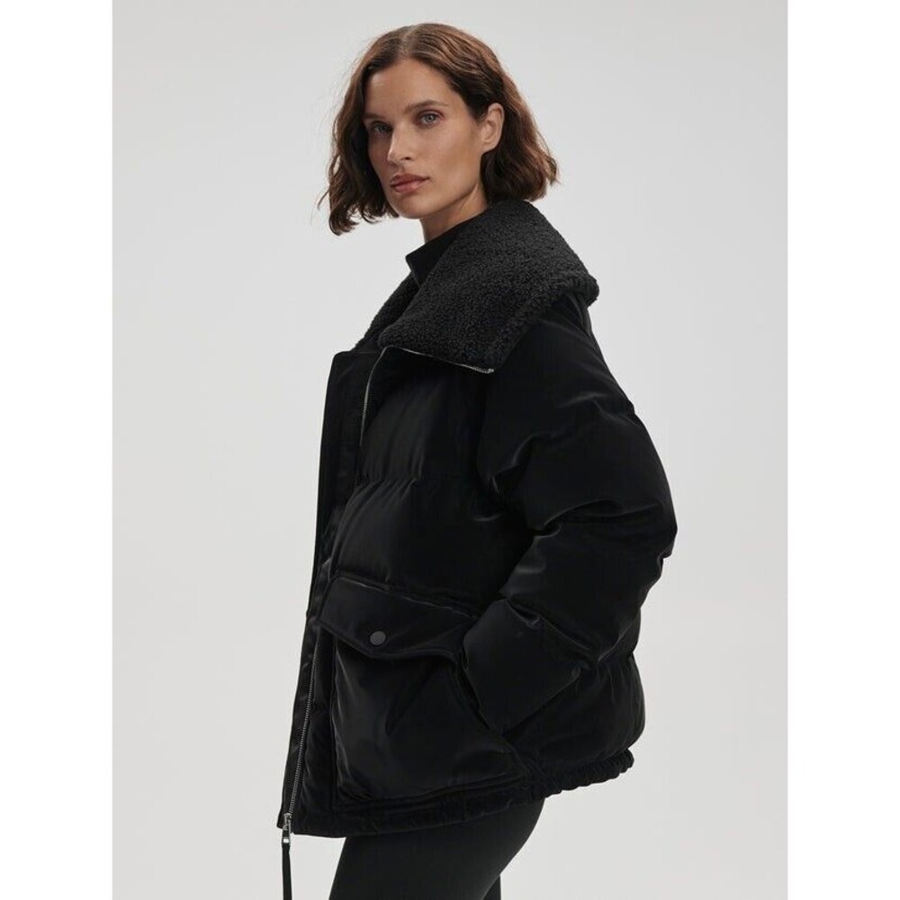 Varley Roseville Down Jacket Puffer Black Small MSRP $398 - Picture 6 of 9